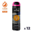 BOMBE DE PEINTURE S MARK CERISE FLUO RESISTANCE DE 3 A 6 MOIS 500ML